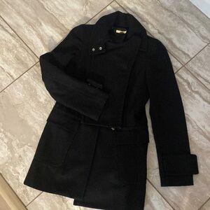 Size Small Vintage DKNY Winter Jacket Asymmetrical Zipper